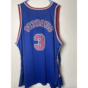 VTG Mitchell & Ness New Jersey Nets 92-93 Drazen Petrovic 3 Throwback Mens 3XL